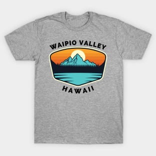 Waipio Valley Ski Snowboard Mountain Hawaii Waipio - Waipio Valley Hawaii - Travel T-Shirt